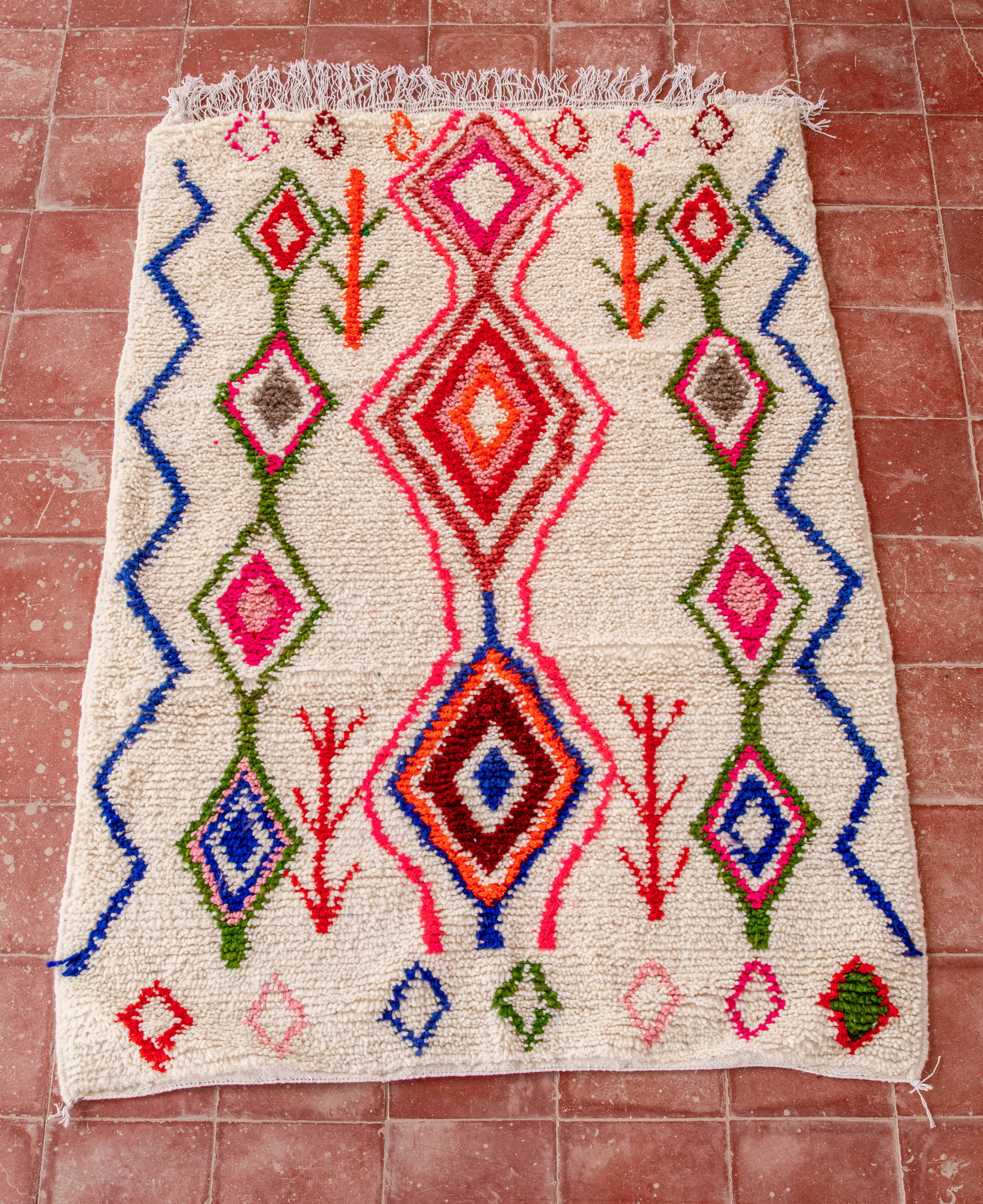 Moroccan Berber Beni Ourain Rug
