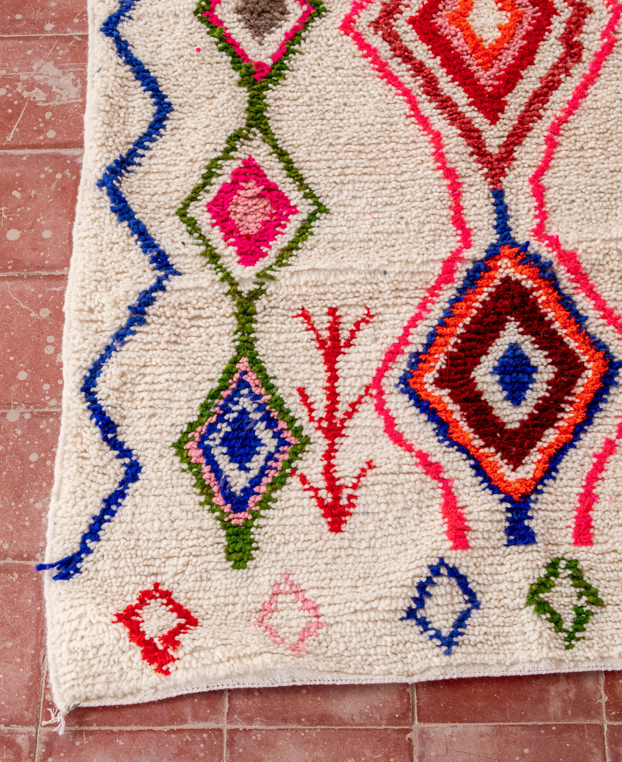 Moroccan Berber Beni Ourain Rug