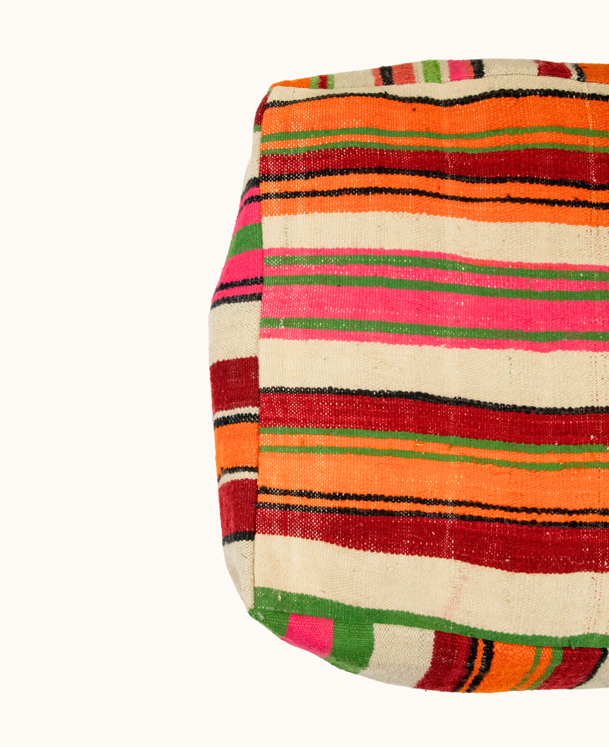 Handmade Moroccan Vintage Floor Cushion Pouf - 14