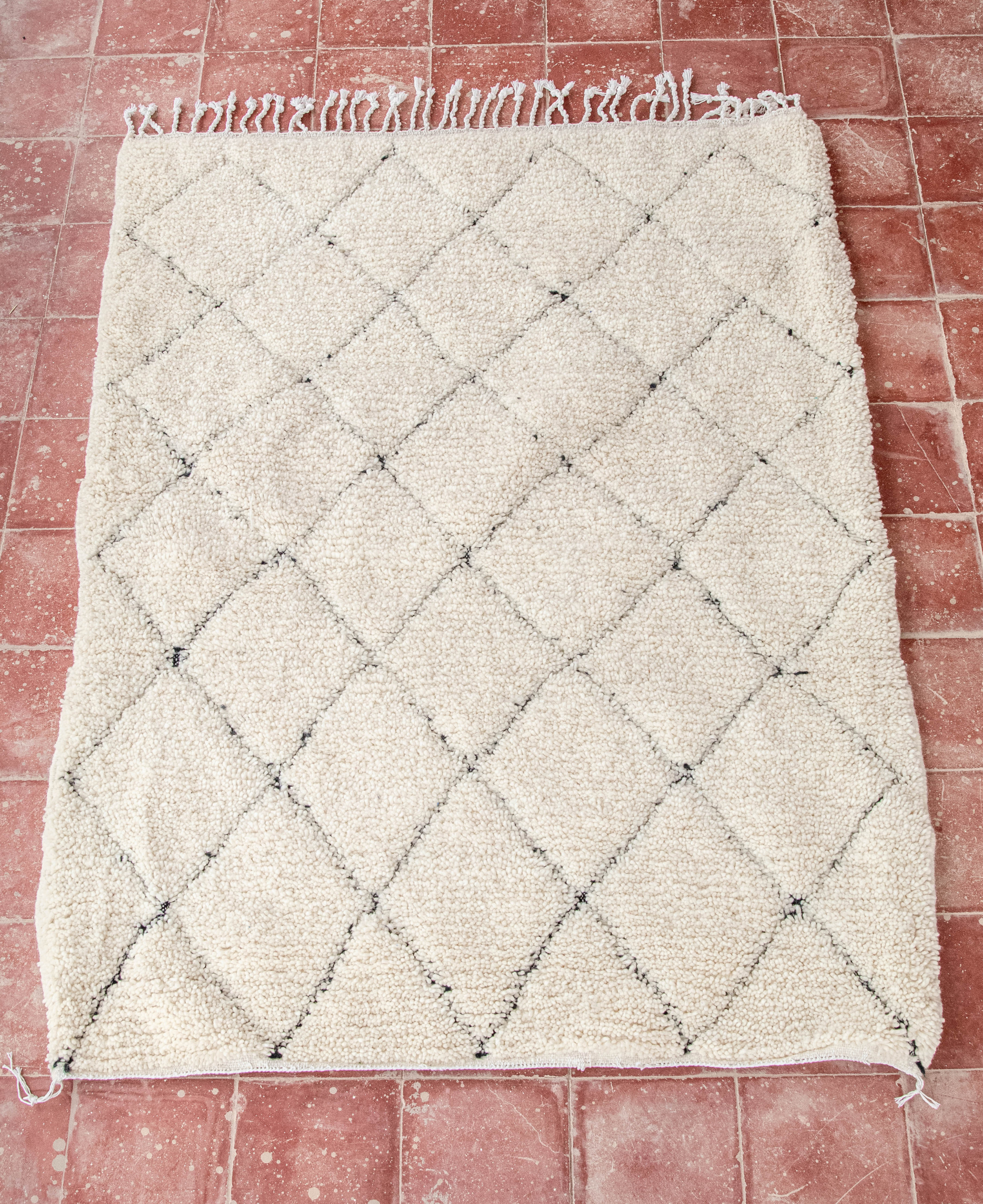 Moroccan Berber Beni Ourain Rug