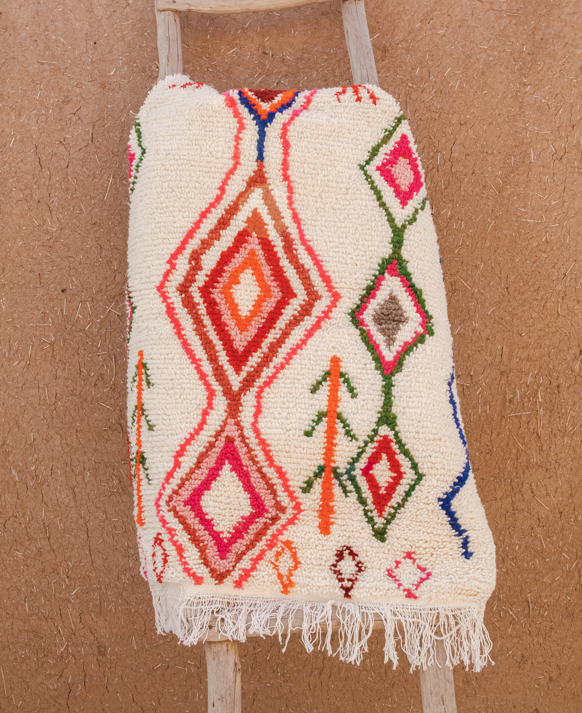 Moroccan Berber Beni Ourain Rug