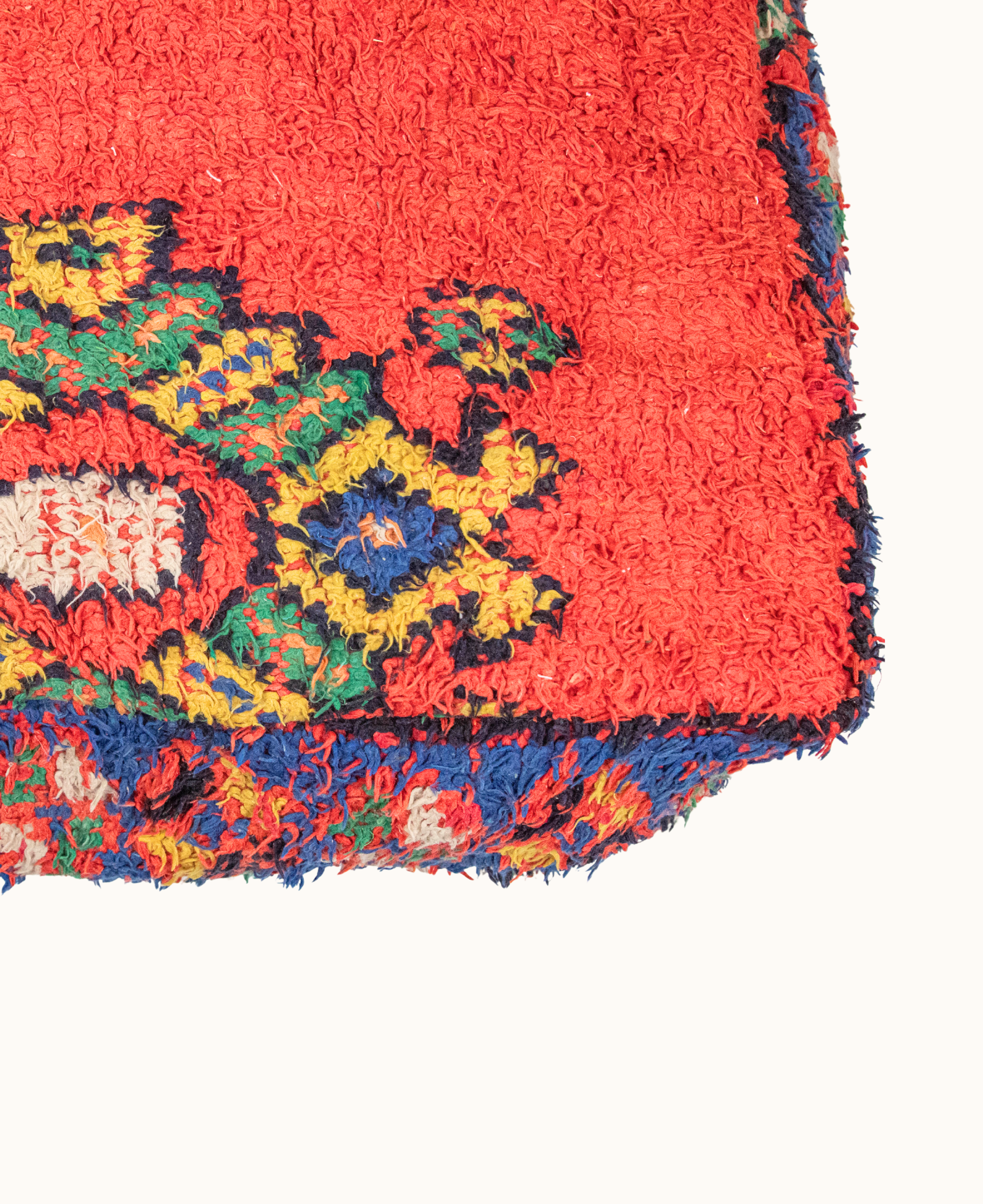 Handmade Moroccan Vintage Floor Cushion Pouf - 15