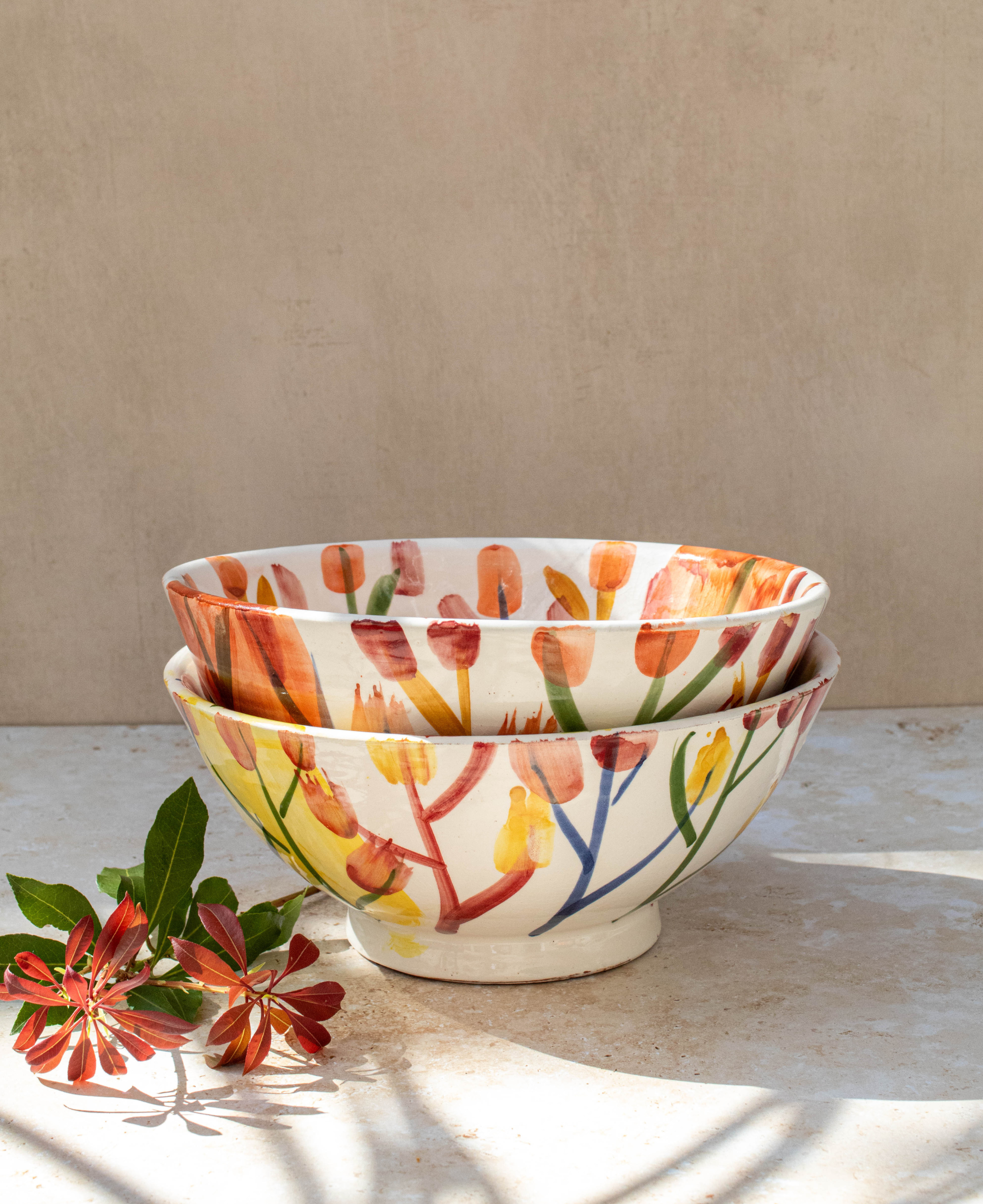 Handpainted Moroccan Bowls – Ourika Spring Collection