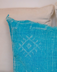 Boho Moroccan Cactus Silk Cushion – Handmade Sabra Cover
