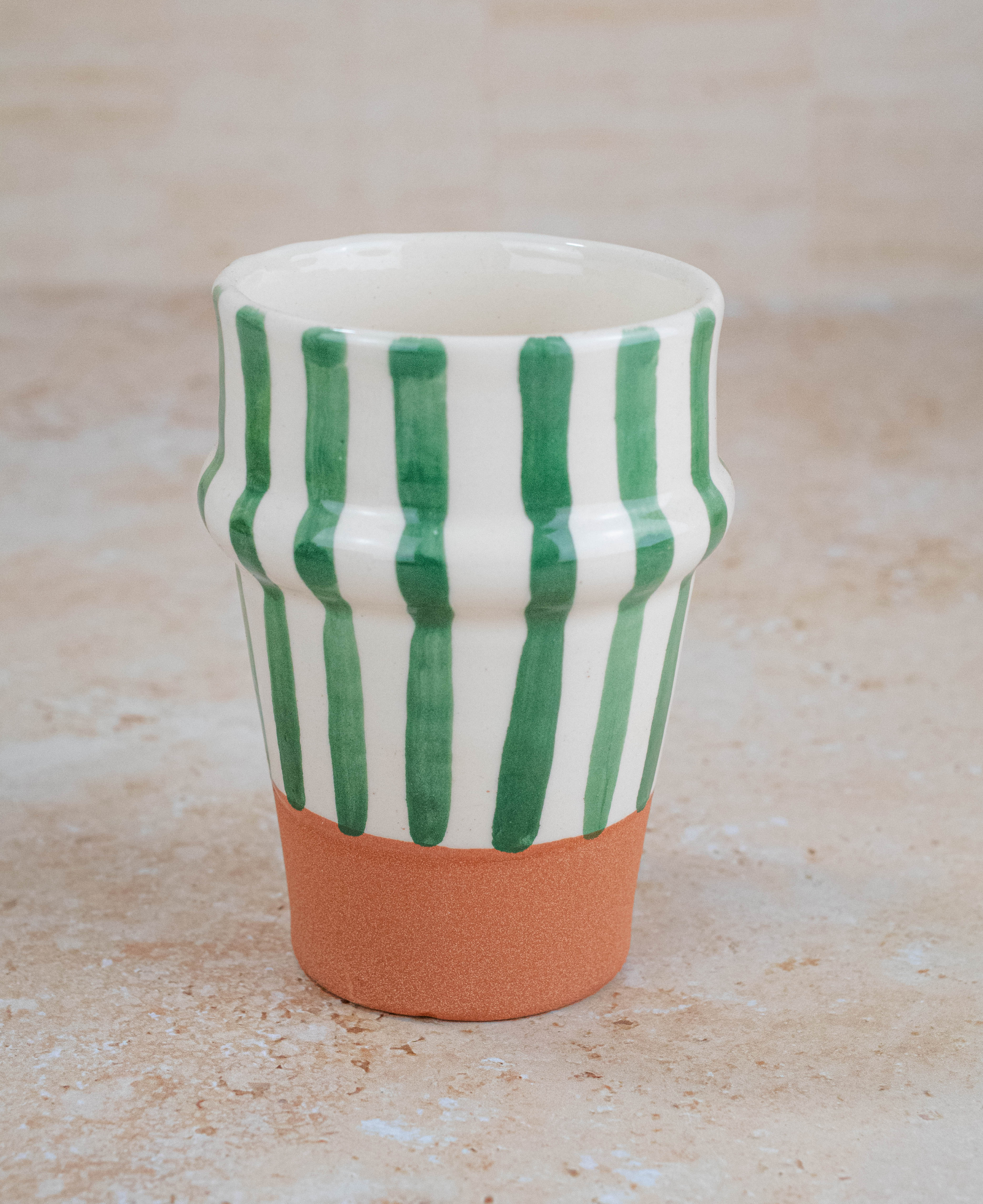 Moroccan Handmade Ceramic Tumbler