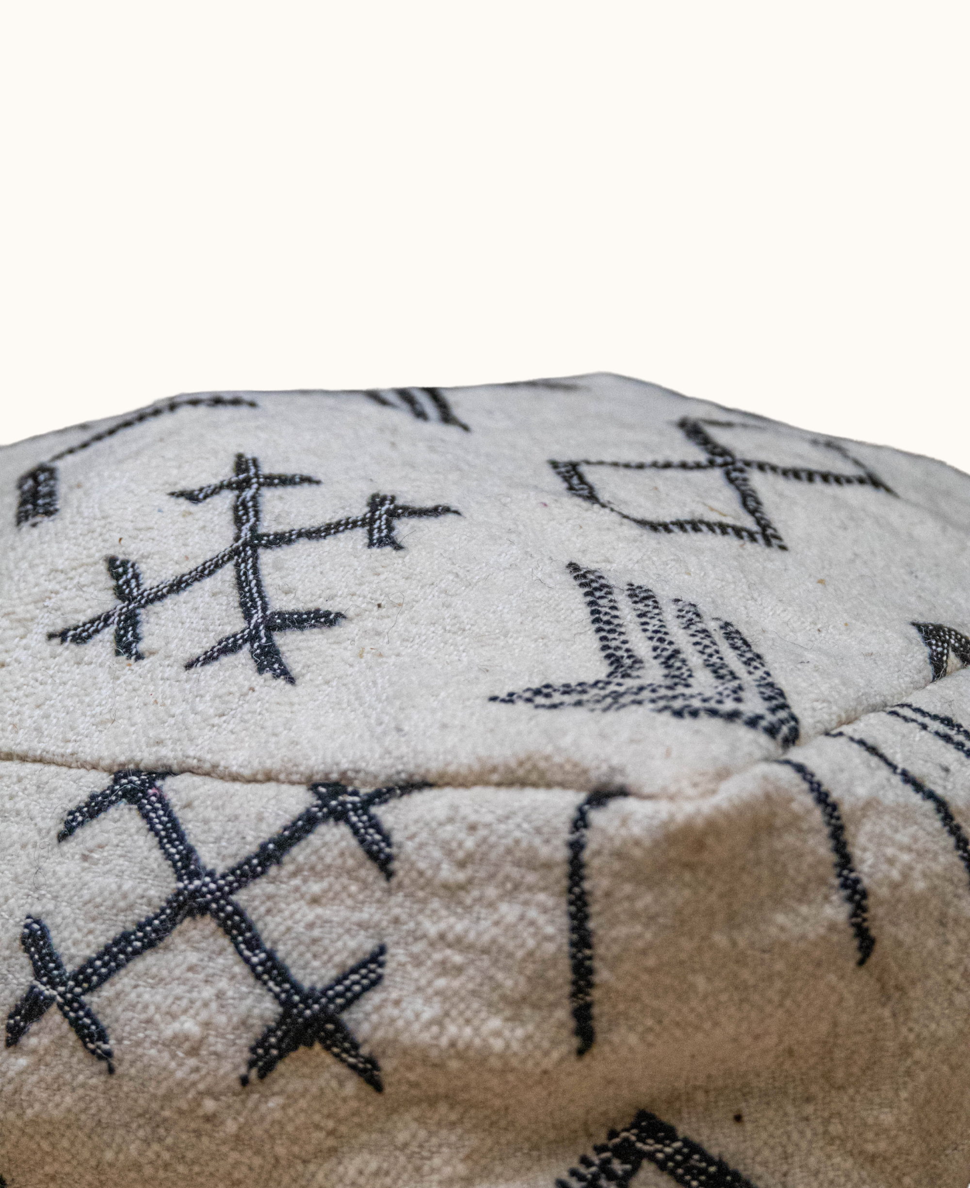 Moroccan Floor Cushion - Handcrafted Vintage Berber Floor Cushion