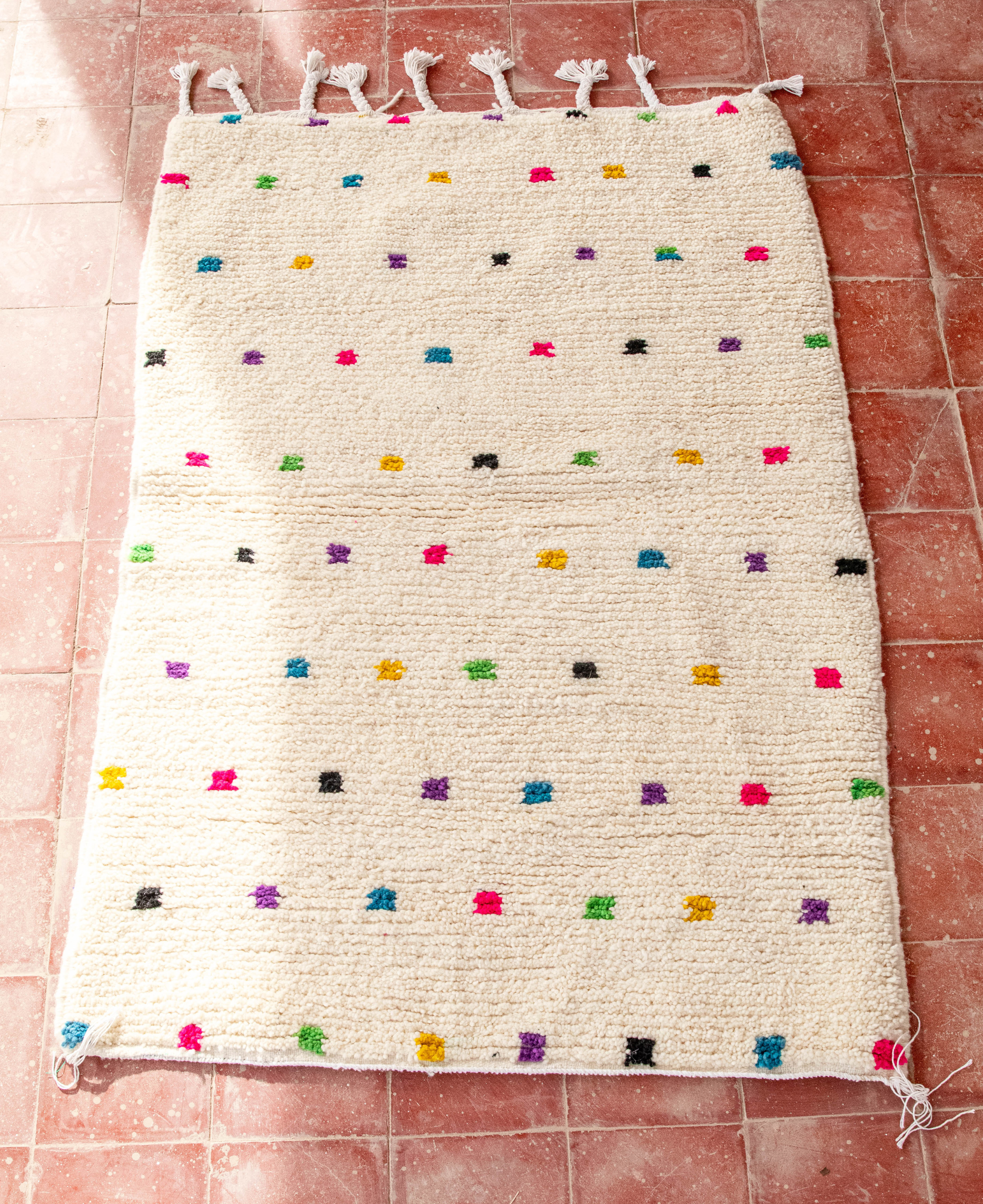 Shag Moroccan Multicolour Rug