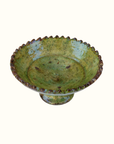 Tamegroute Green Glazed Pedestal Bowl - 4 Sizes