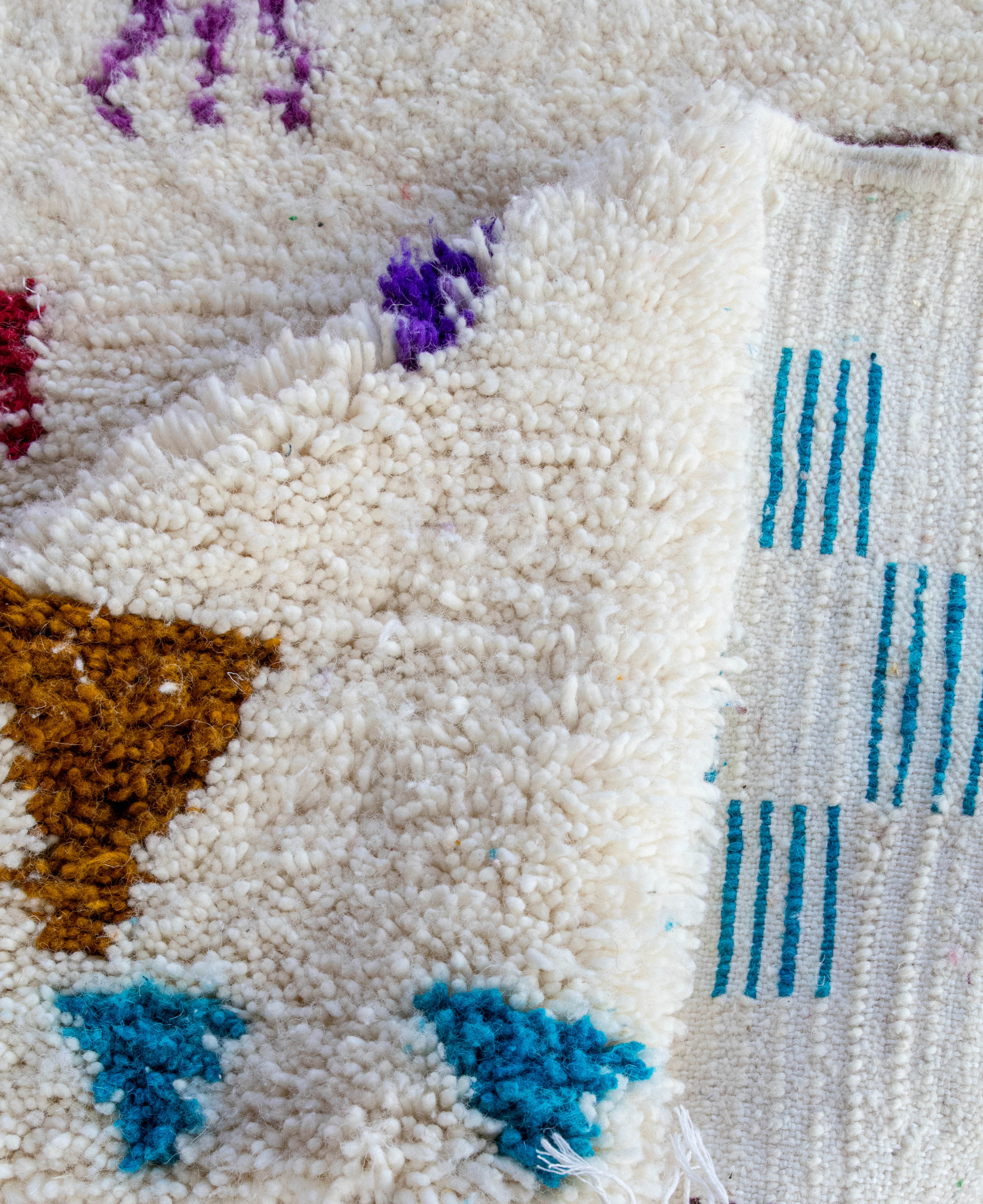 Moroccan Berber Beni Ourain Rug