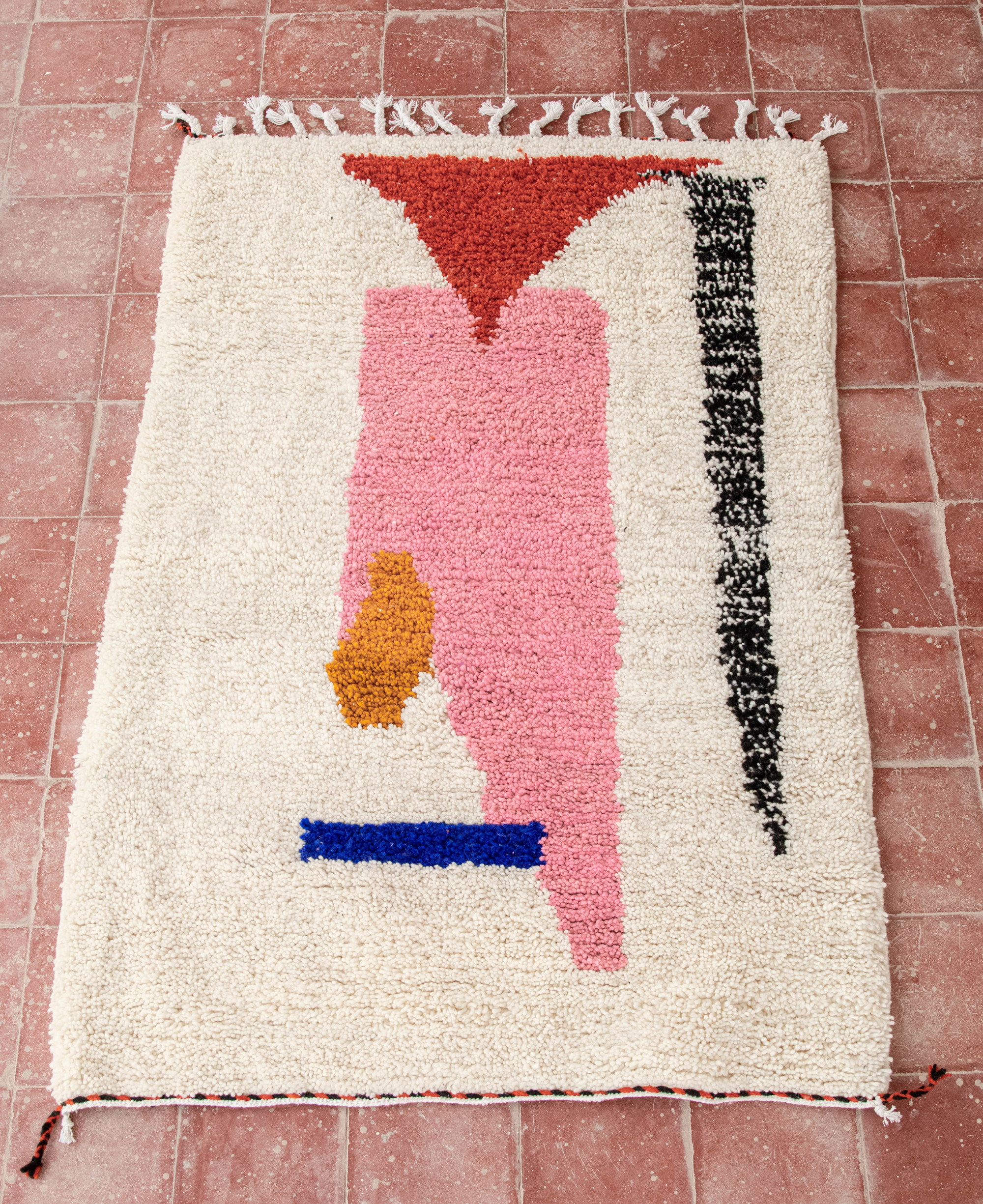 Moroccan Berber Beni Ourain Rug