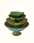Tamegroute Green Glazed Pedestal Bowl - 4 Sizes