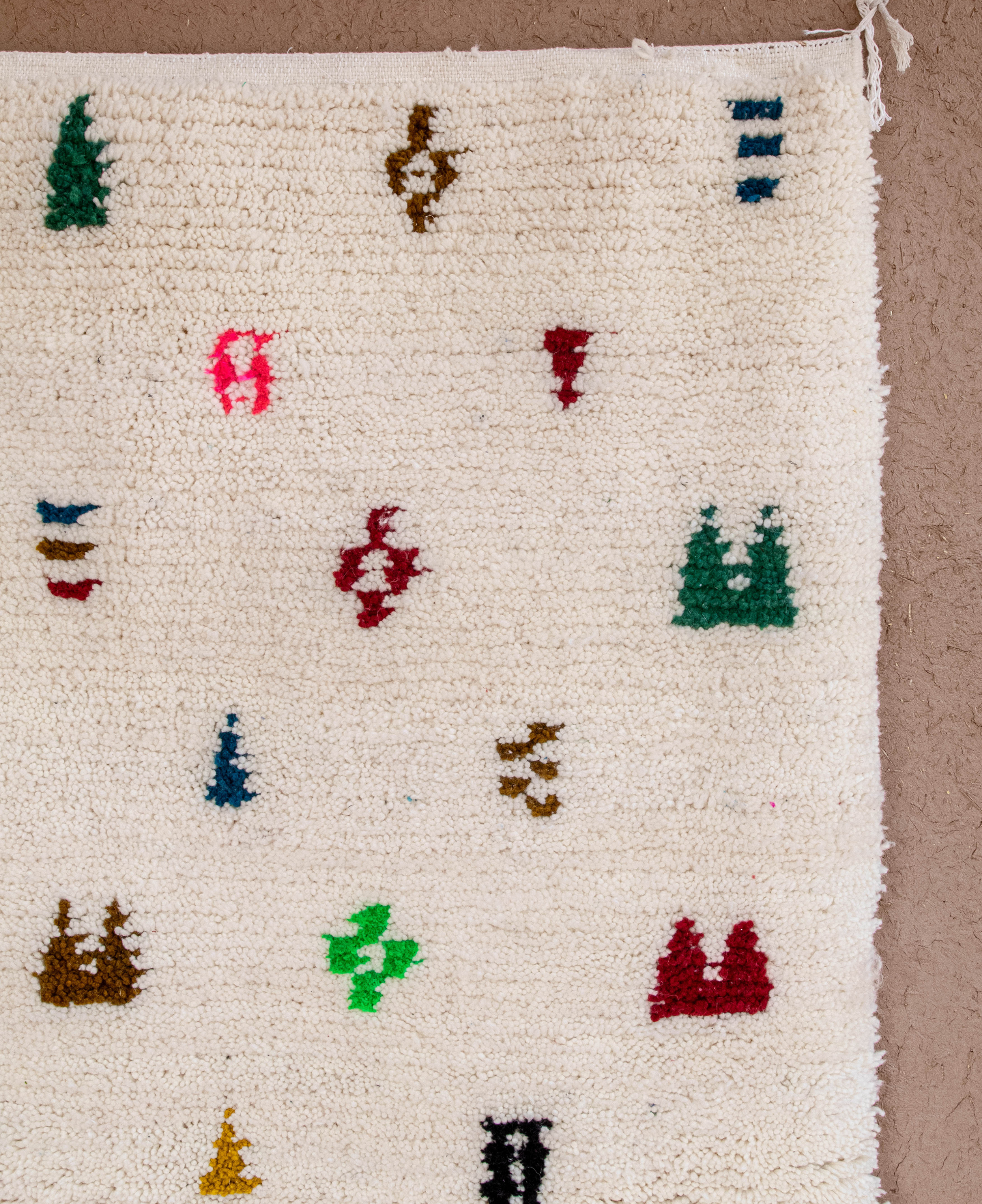 Moroccan Berber Beni Ourain Rug
