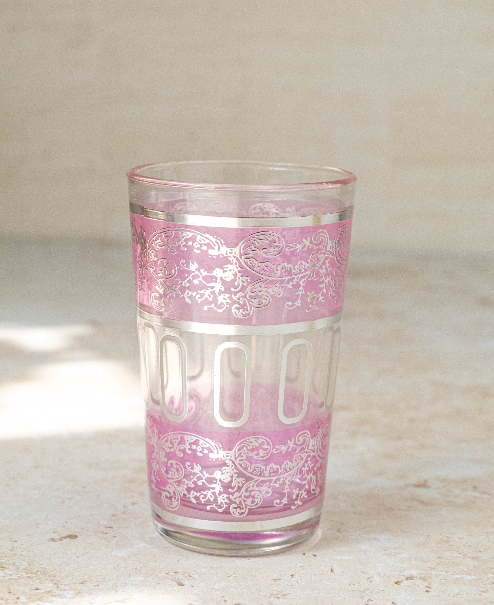 Moroccan Tea Set of 6 – Multicolored Glasses