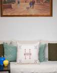 Handmade Moroccan Cactus Silk Cushion Cover - 30
