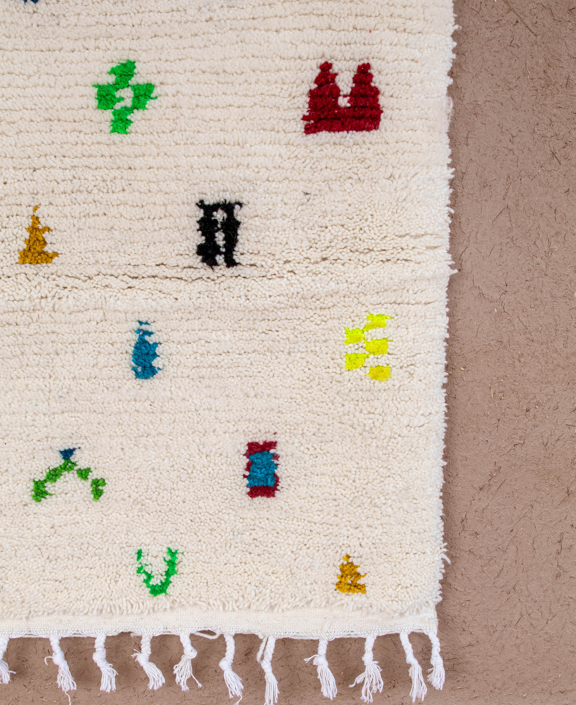 Moroccan Berber Beni Ourain Rug