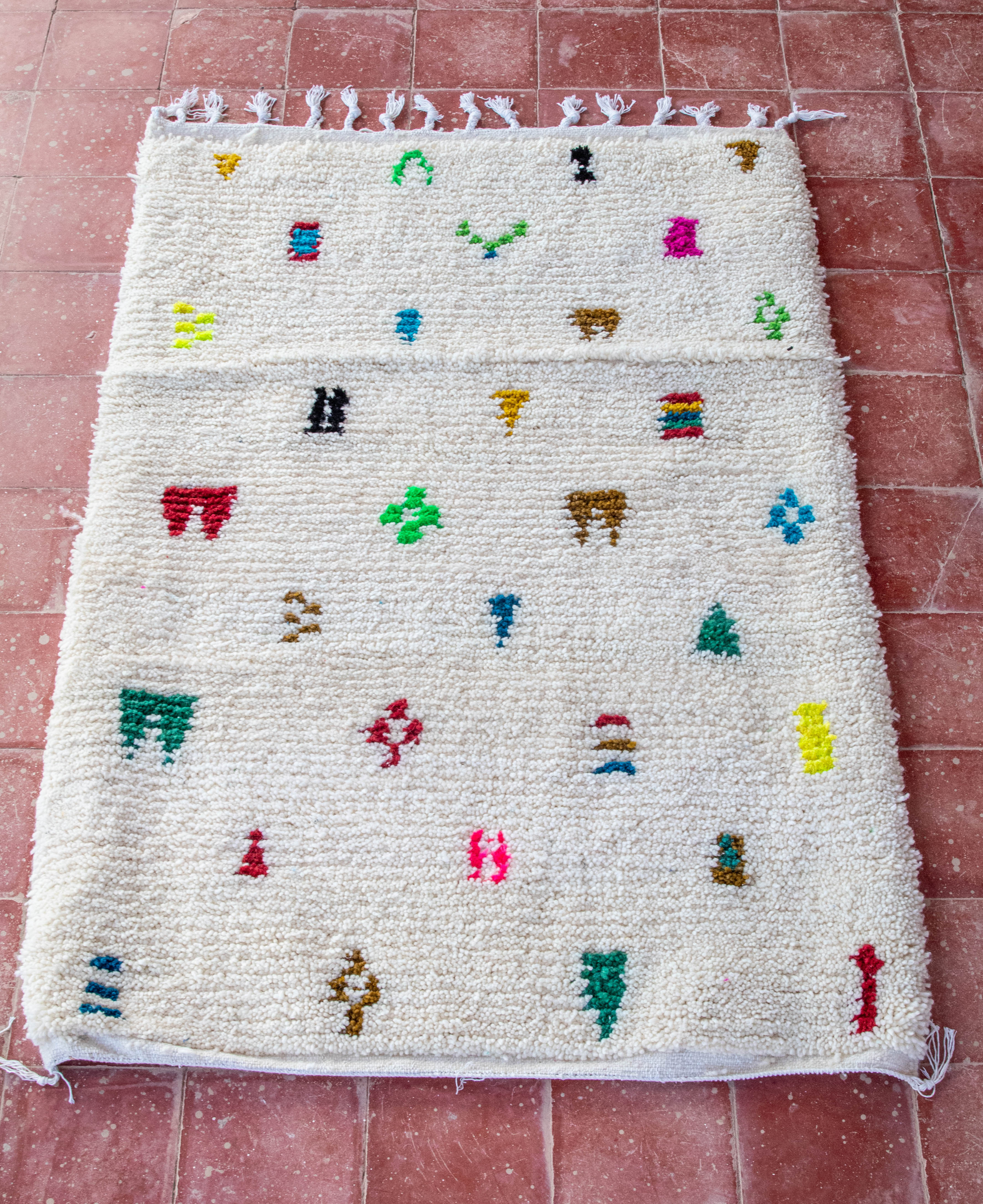 Moroccan Berber Beni Ourain Rug