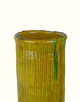 Handmade Tamegroute Vase – Authentic Moroccan Green Glazed Pottery