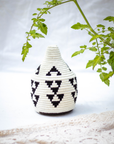 Hand-Woven Moroccan Wool Pot - 021