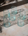 Recycled Moroccan Clear Tumbler/Highball Glass