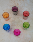 Moroccan Tea Glasses Multicoloured Set of 6