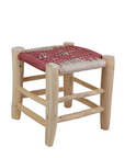 Moroccan Handmade Stool Braided Rope Weaving, 23
