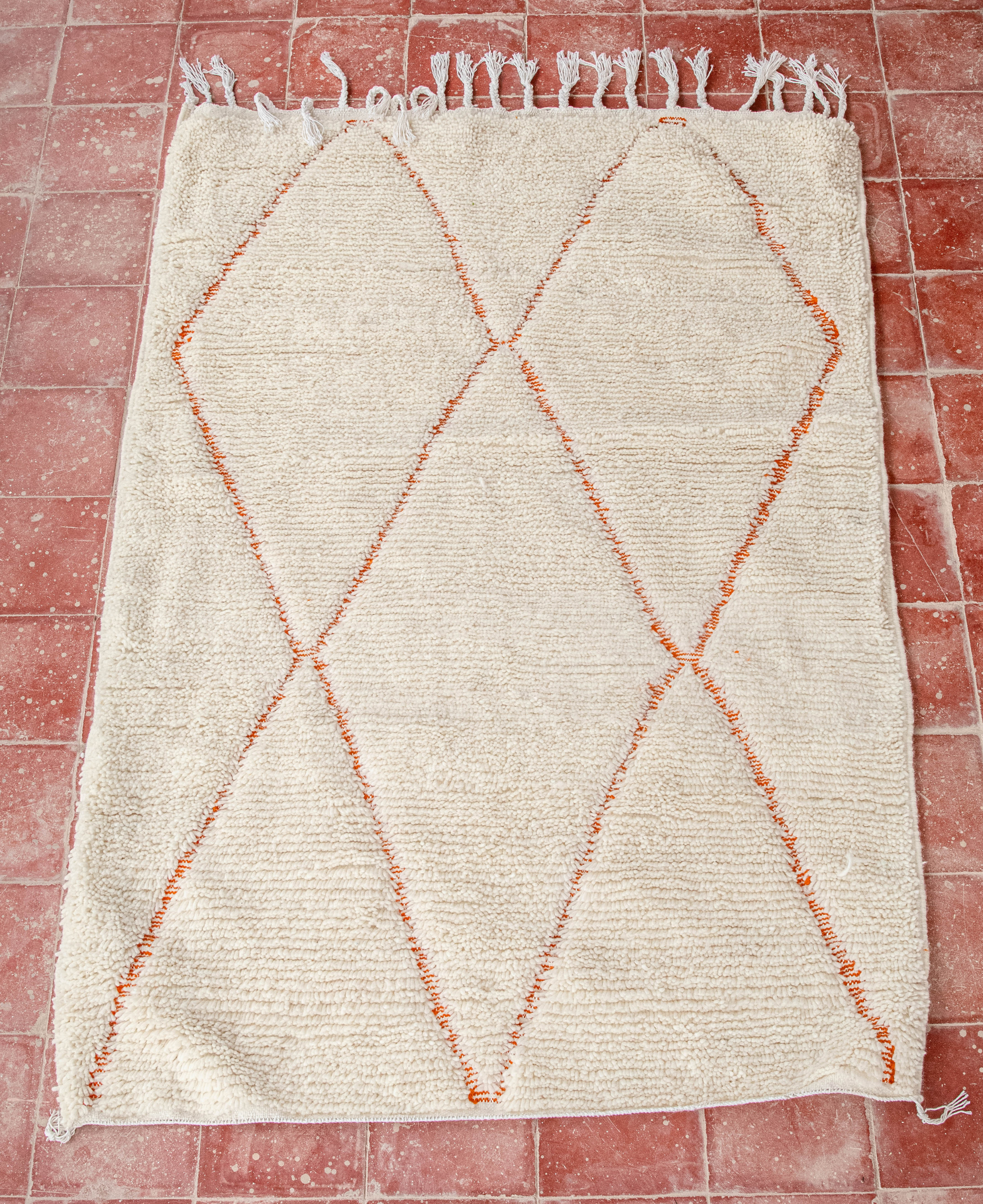 Moroccan Berber Beni Ourain Rug