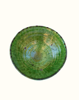 Moroccan Vintage Tamegroute Green Glazed Bowl