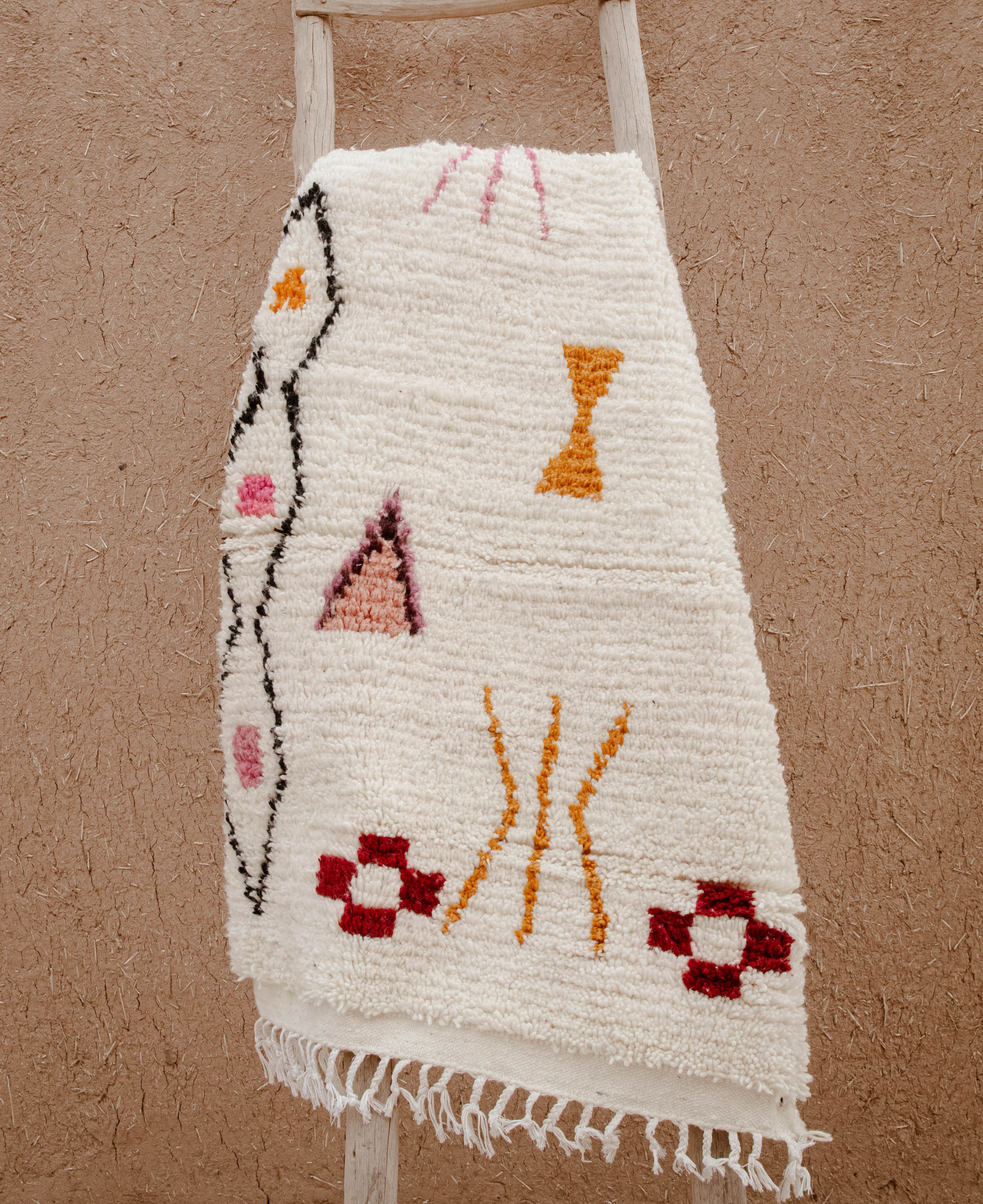 Moroccan Berber Beni Ourain Rug