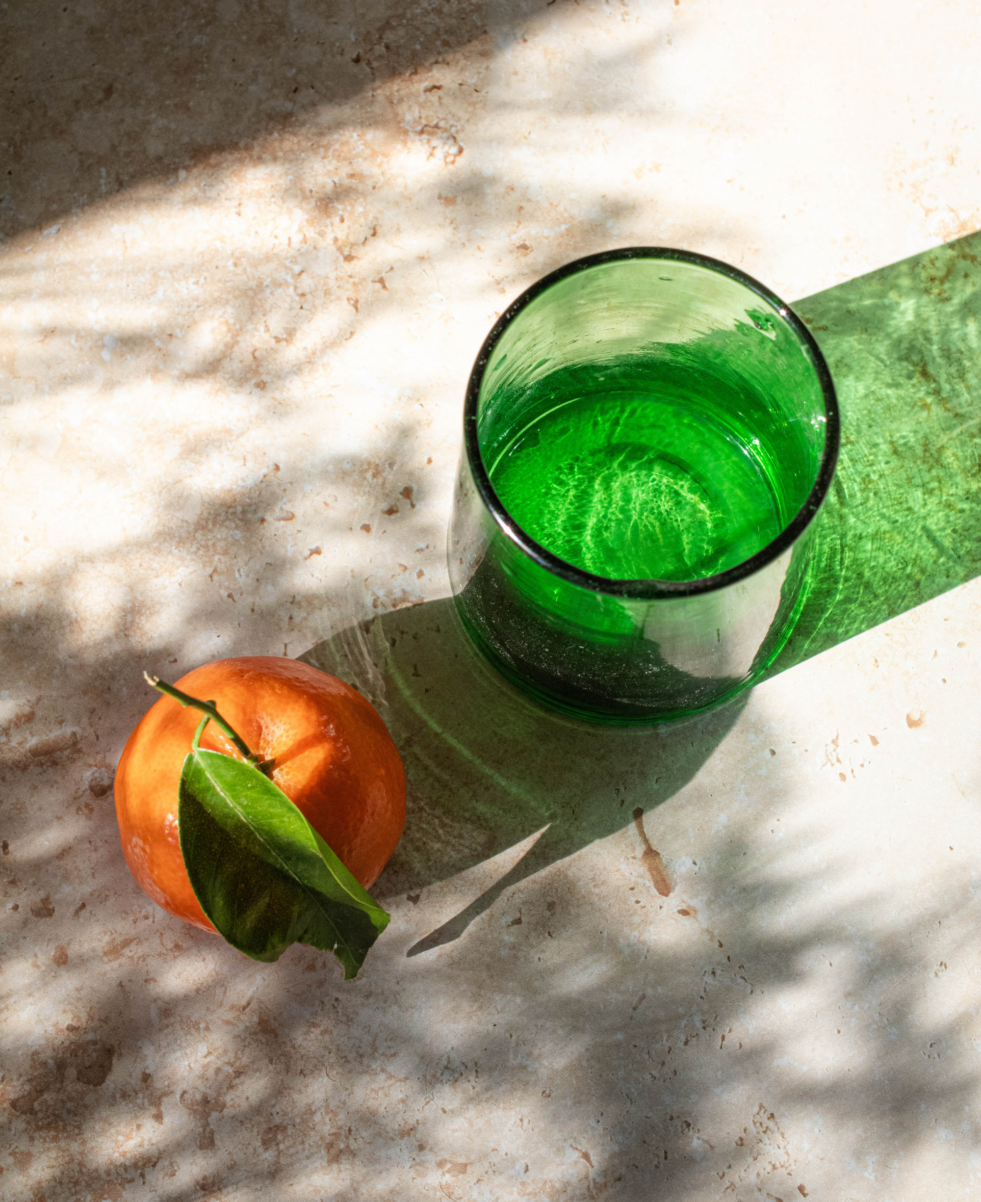 Recycled Moroccan Green Tumbler/Highball Glass