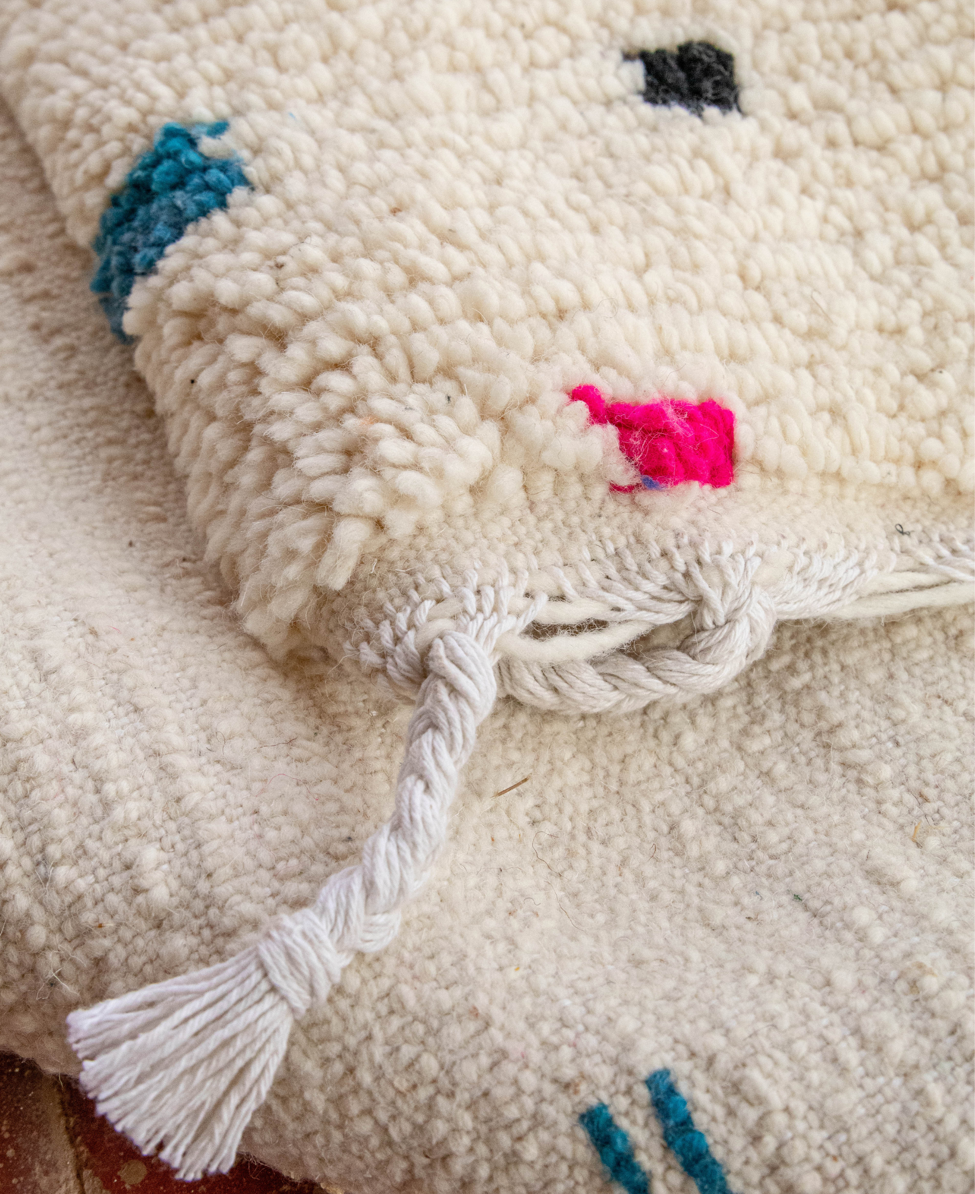 Shag Moroccan Multicolour Rug