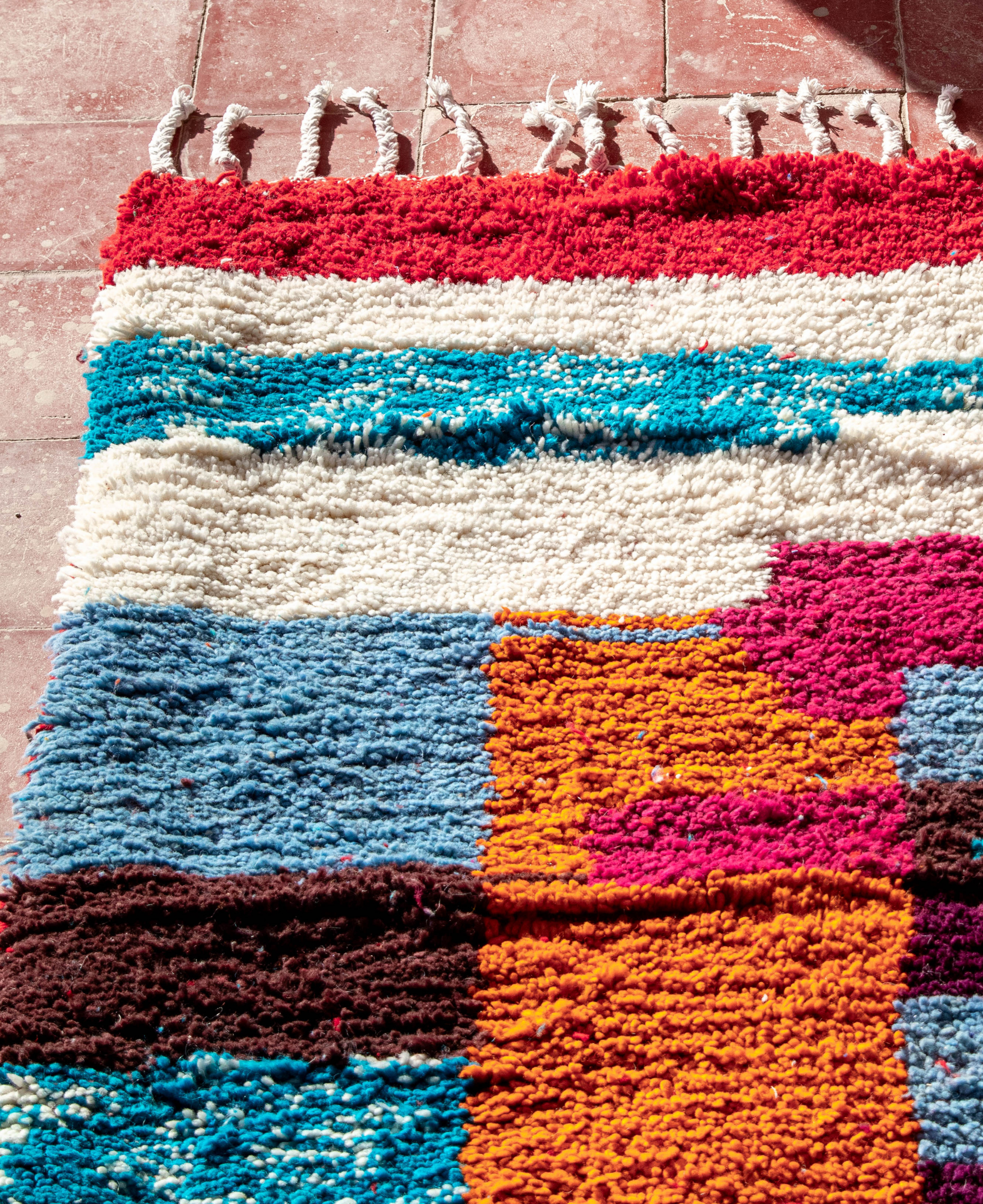 Moroccan Berber Beni Ourain Rug