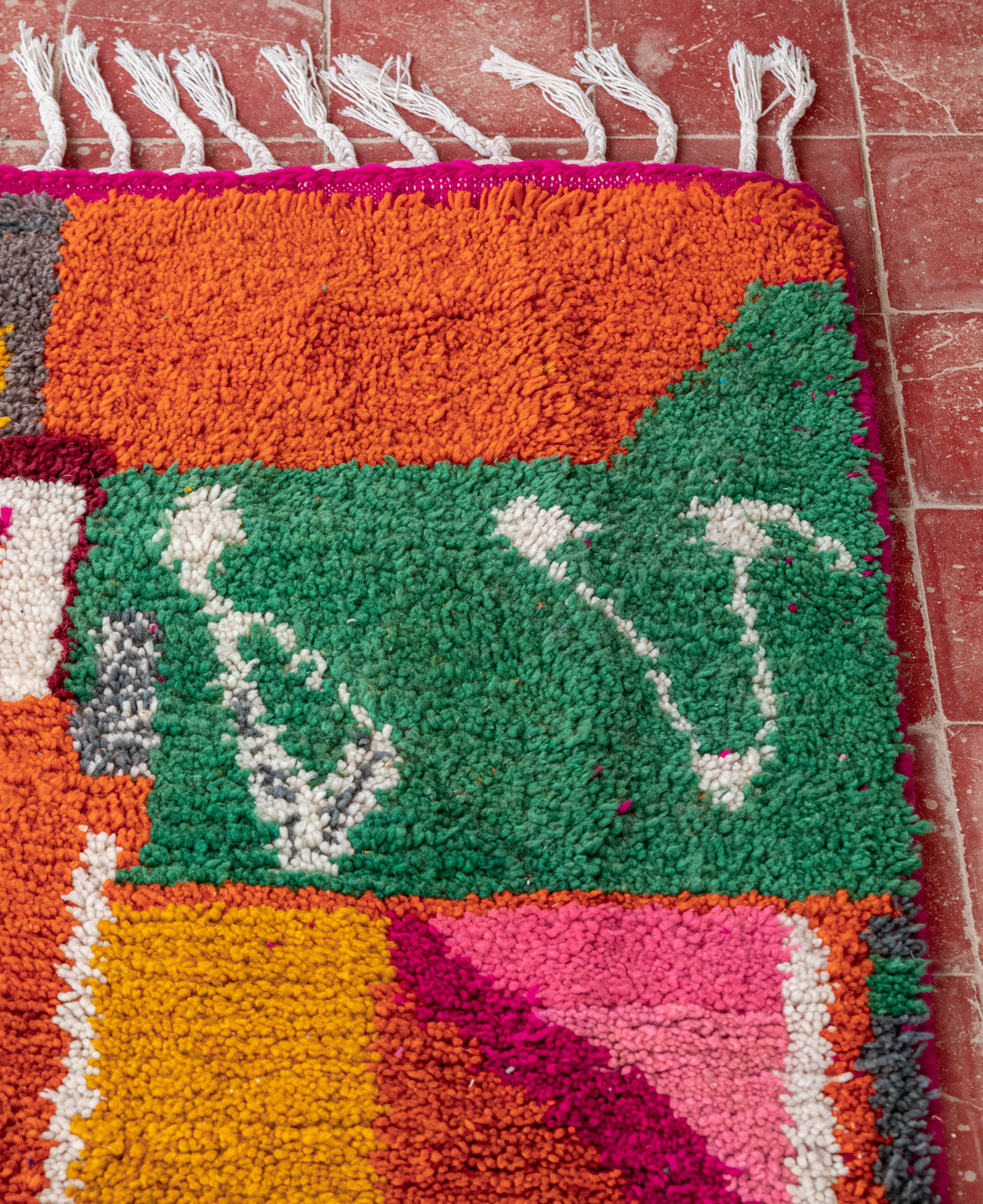 Moroccan Berber Beni Ourain Rug
