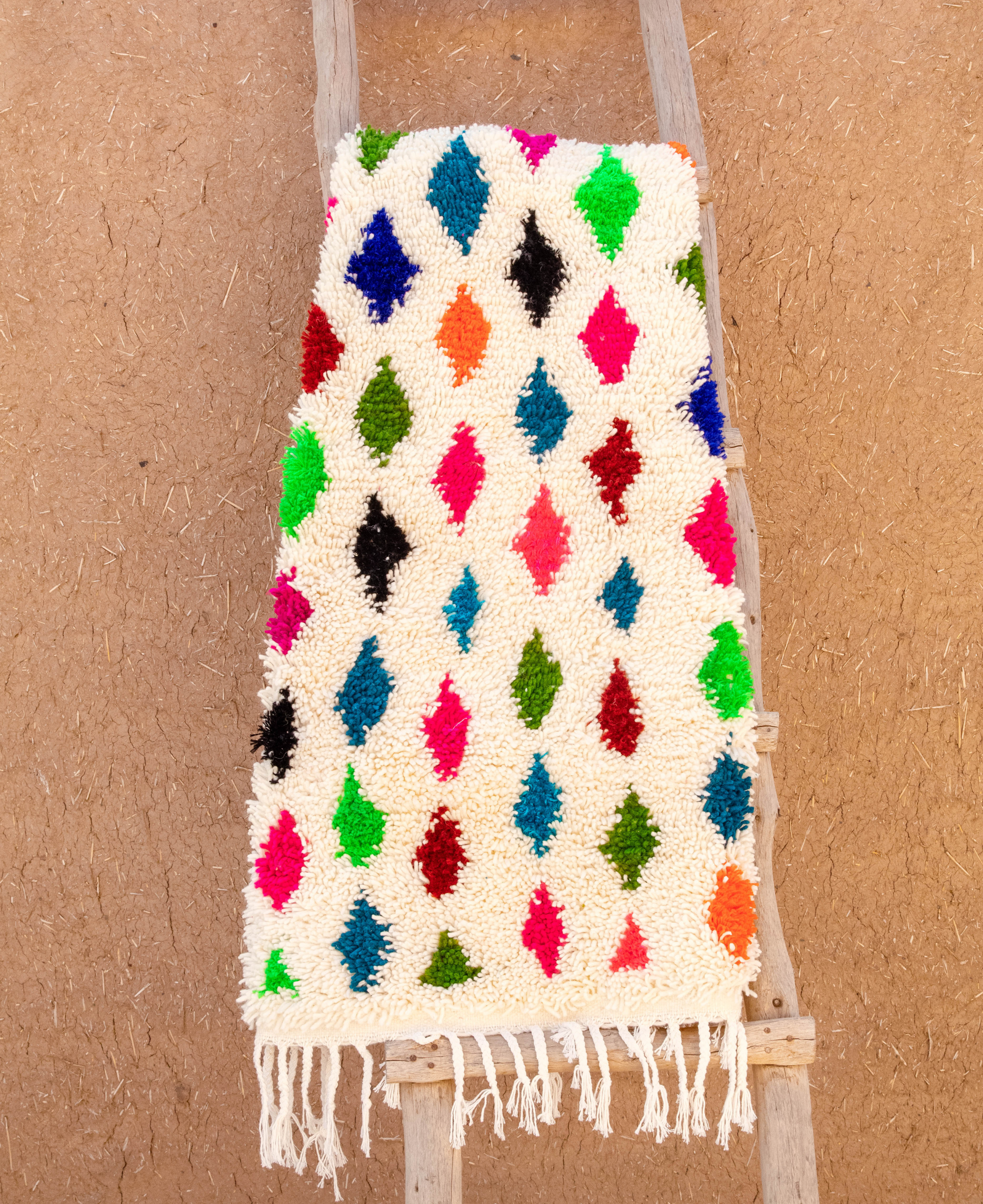 Moroccan Berber Beni Ourain Rug