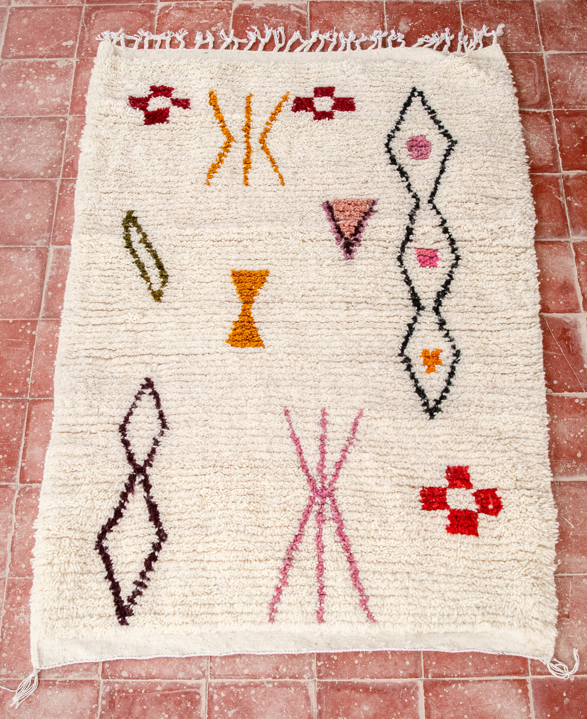 Moroccan Berber Beni Ourain Rug