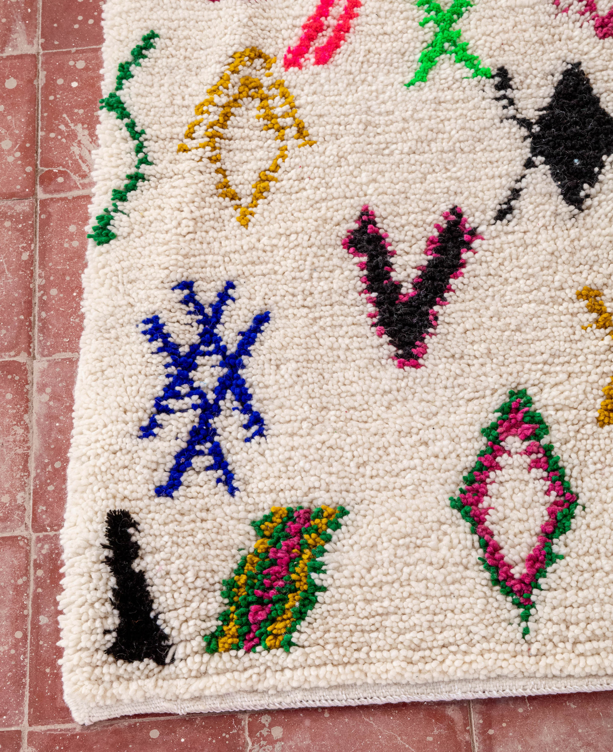 Moroccan Berber Beni Ourain Rug
