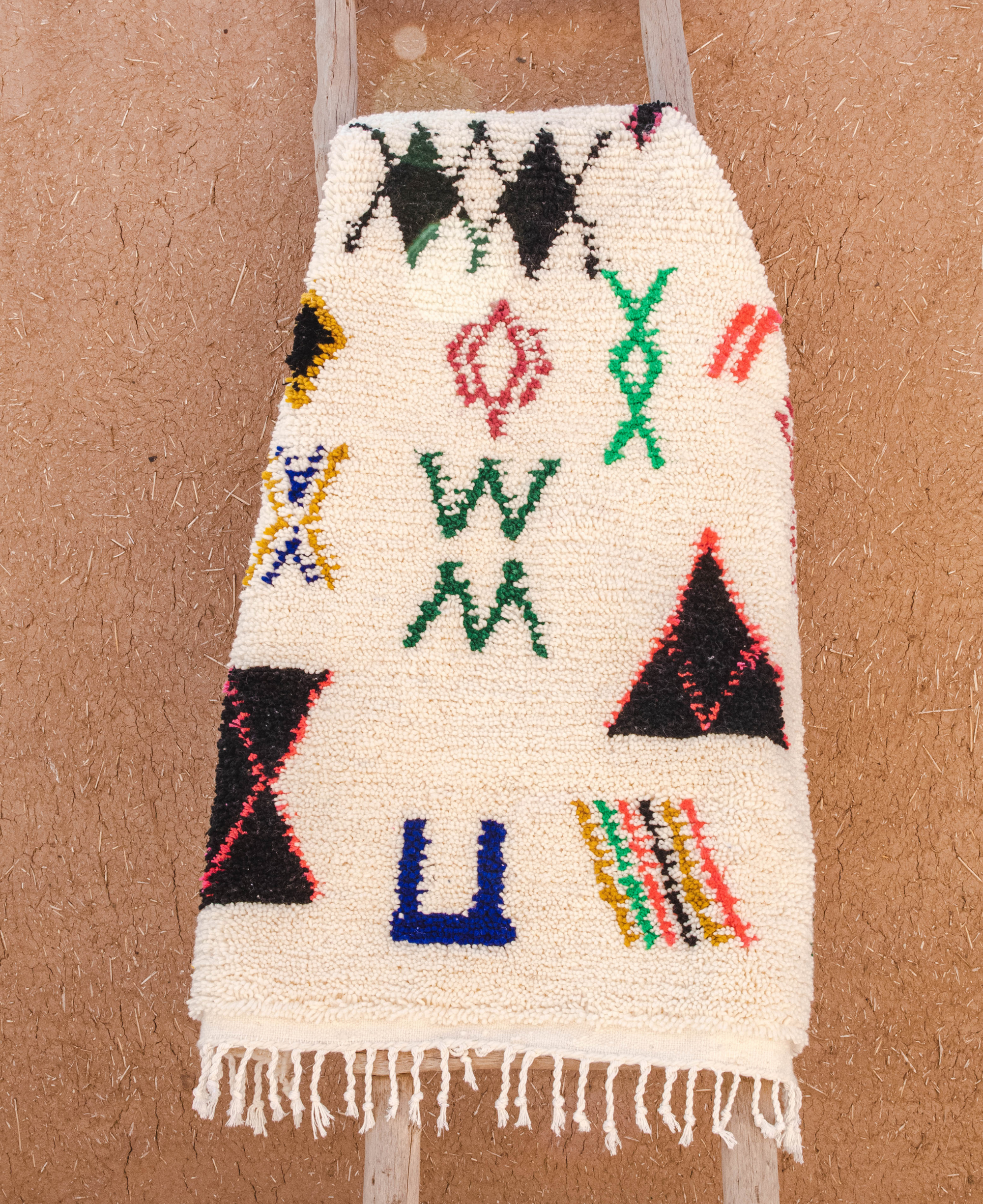 Moroccan Berber Beni Ourain Rug