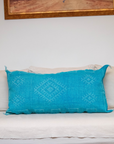 Boho Moroccan Cactus Silk Cushion – Handmade Sabra Cover