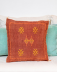 Handmade Moroccan Cactus Silk Cushion Cover 03