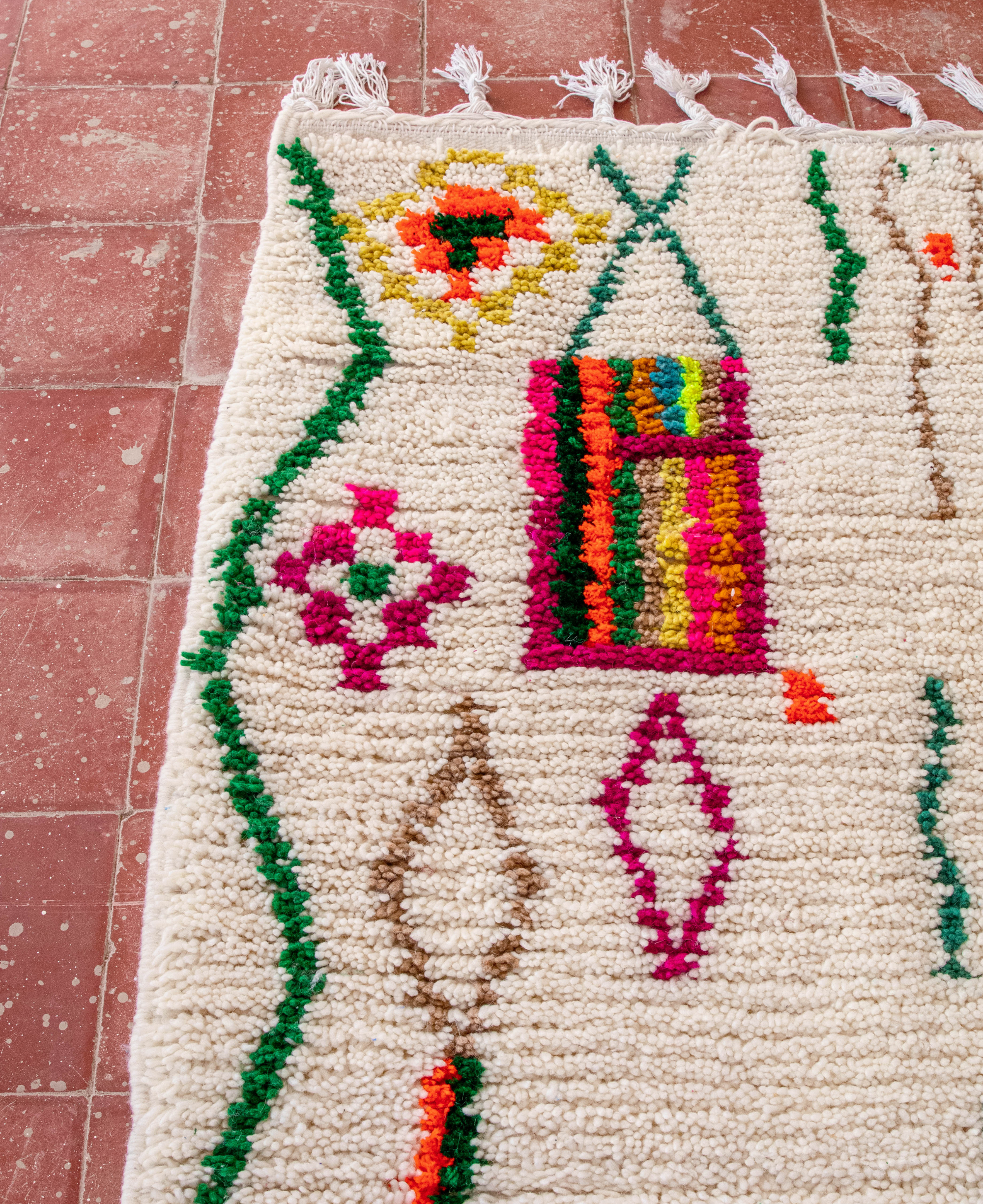 Moroccan Berber Beni Ourain Rug
