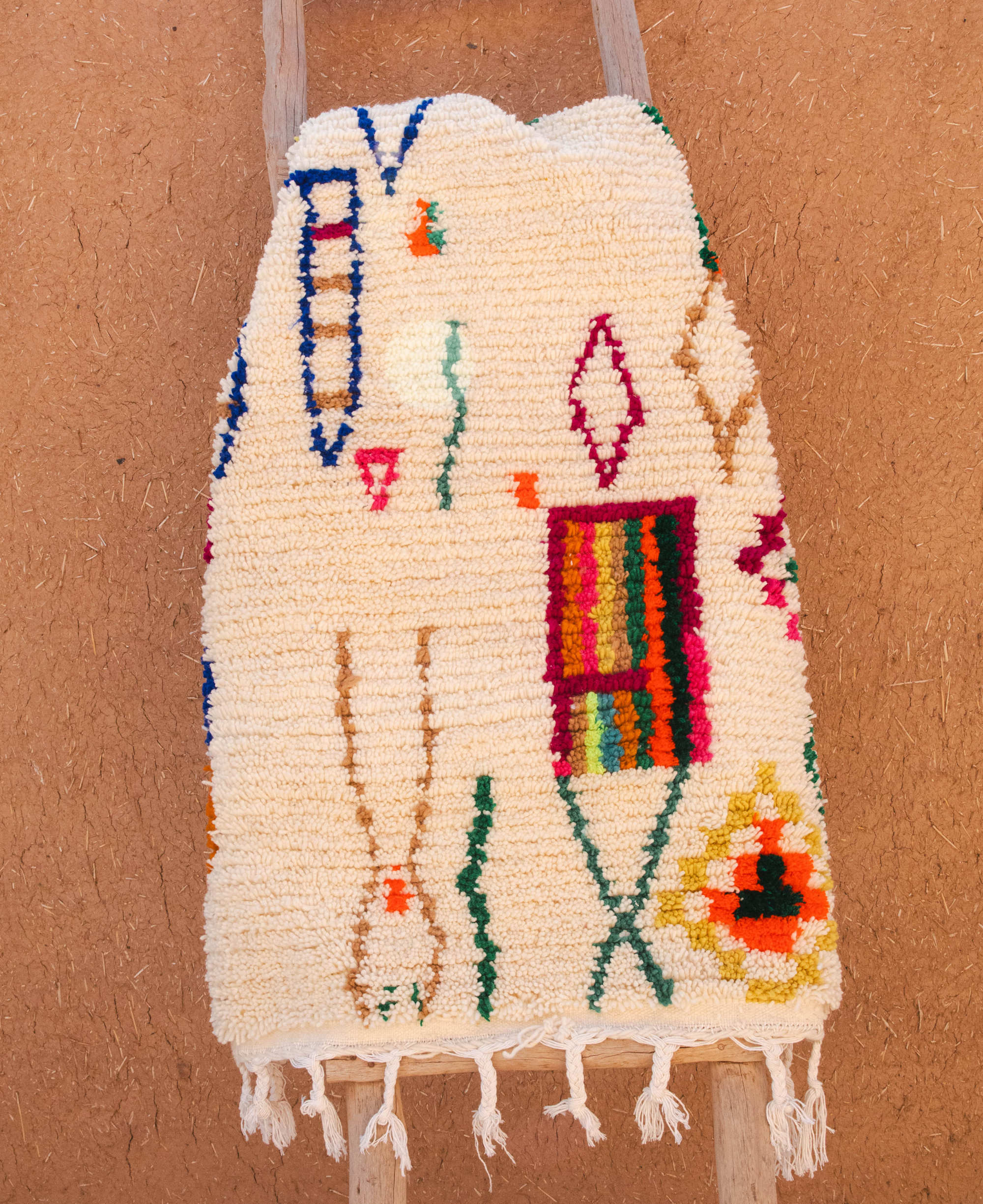 Moroccan Berber Beni Ourain Rug