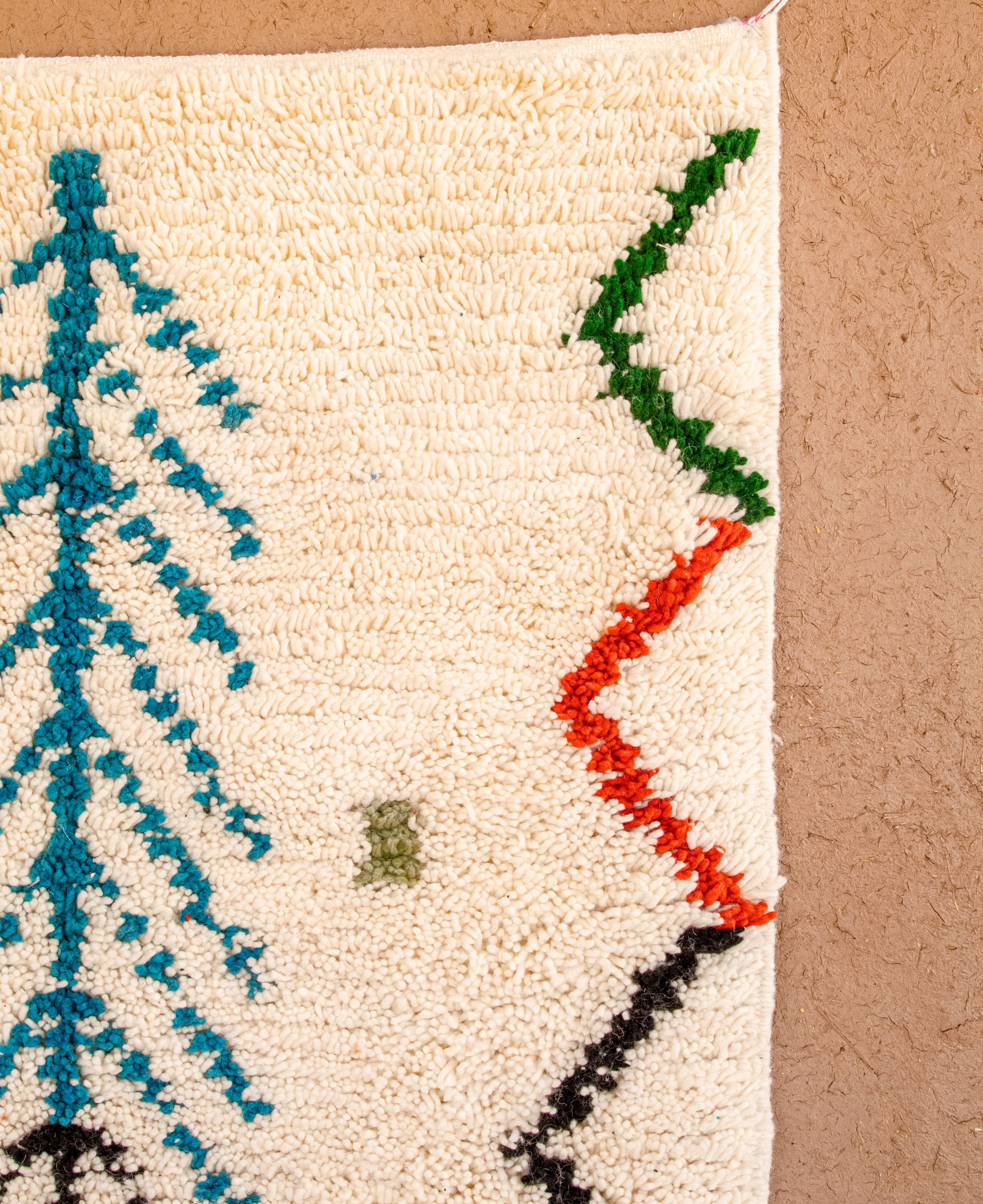 Moroccan Berber Beni Ourain Rug