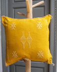 Handmade Moroccan Cactus Silk Cushion Cover - 28