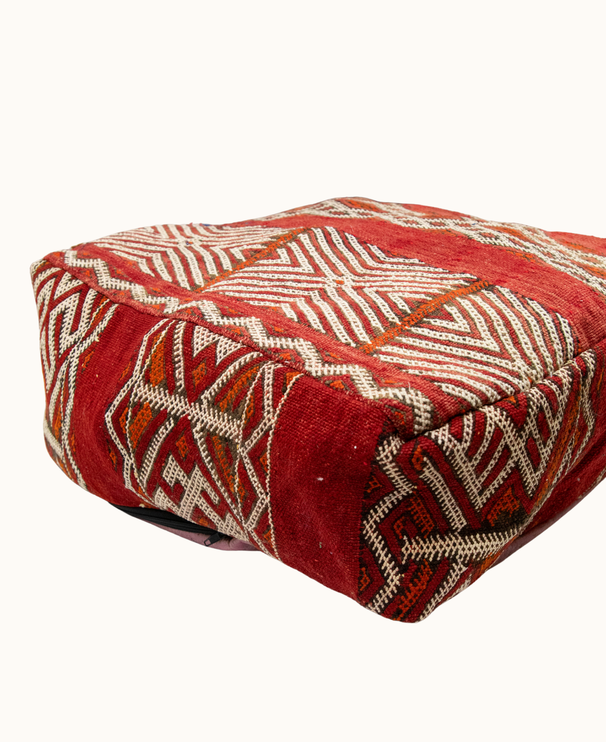 Handmade Moroccan Vintage Floor Cushion Pouf - 02