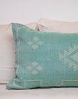 Vintage Cactus Silk Cushion – Handmade Moroccan Sabra Pillow