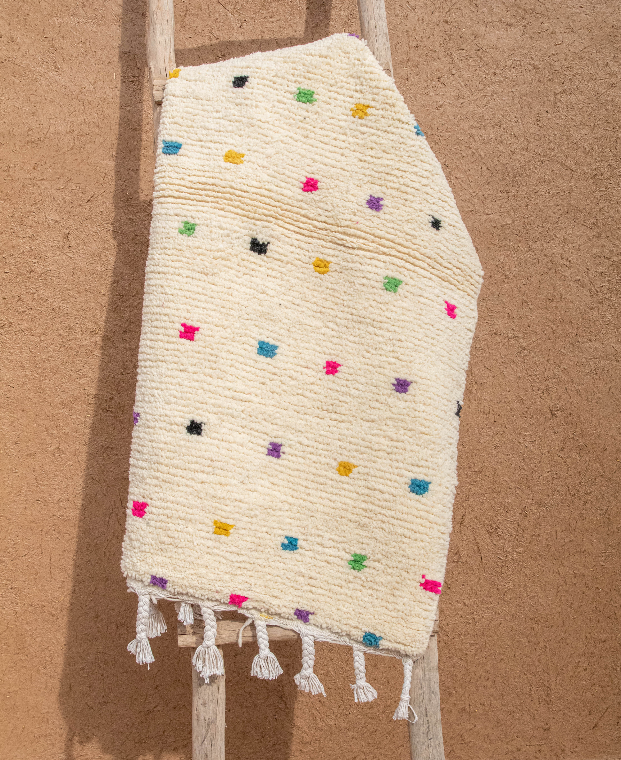 Shag Moroccan Multicolour Rug