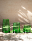 Recycled Moroccan Green Tumbler/Highball Glass