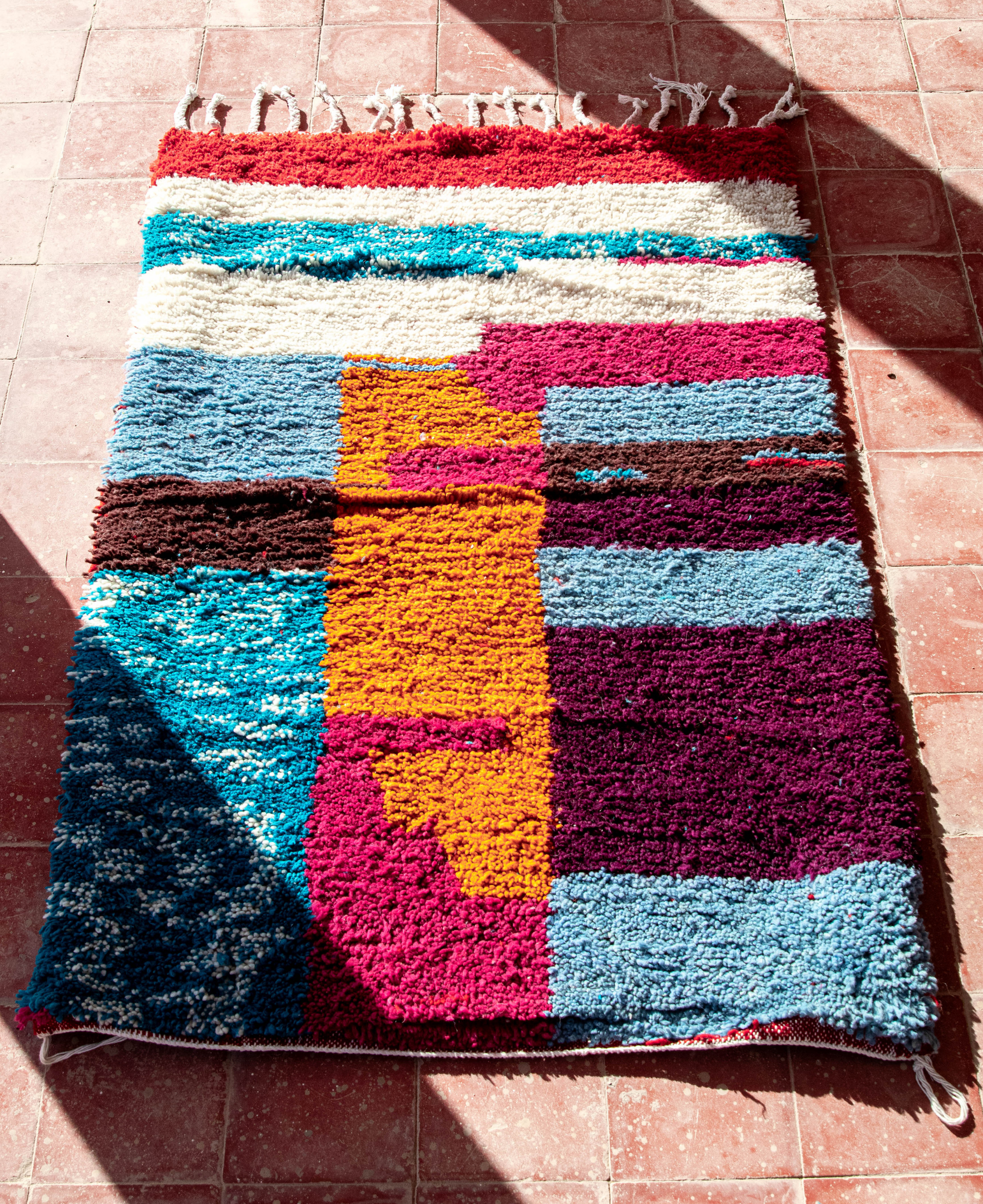 Moroccan Berber Beni Ourain Rug