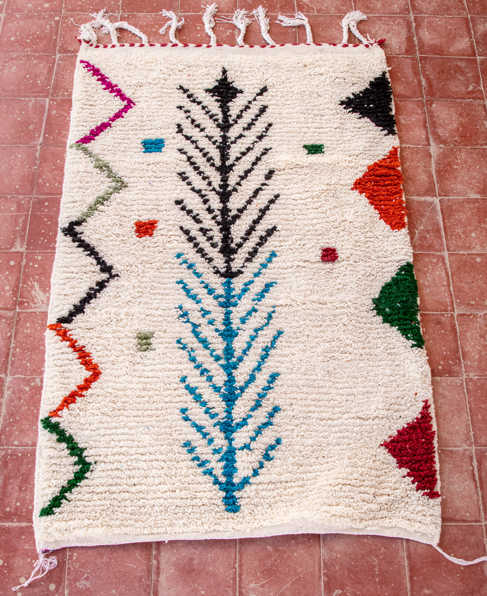 Moroccan Berber Beni Ourain Rug