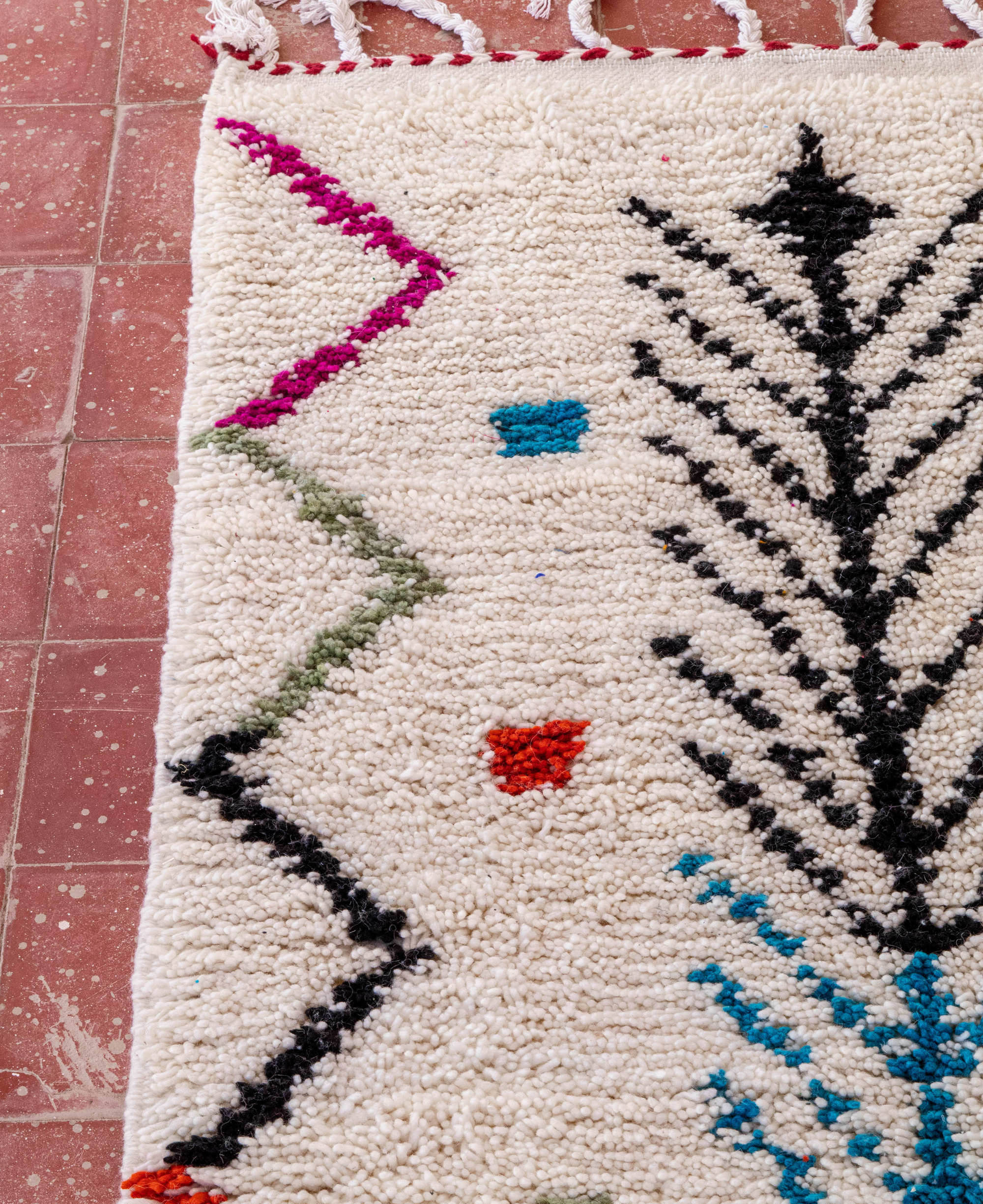 Moroccan Berber Beni Ourain Rug