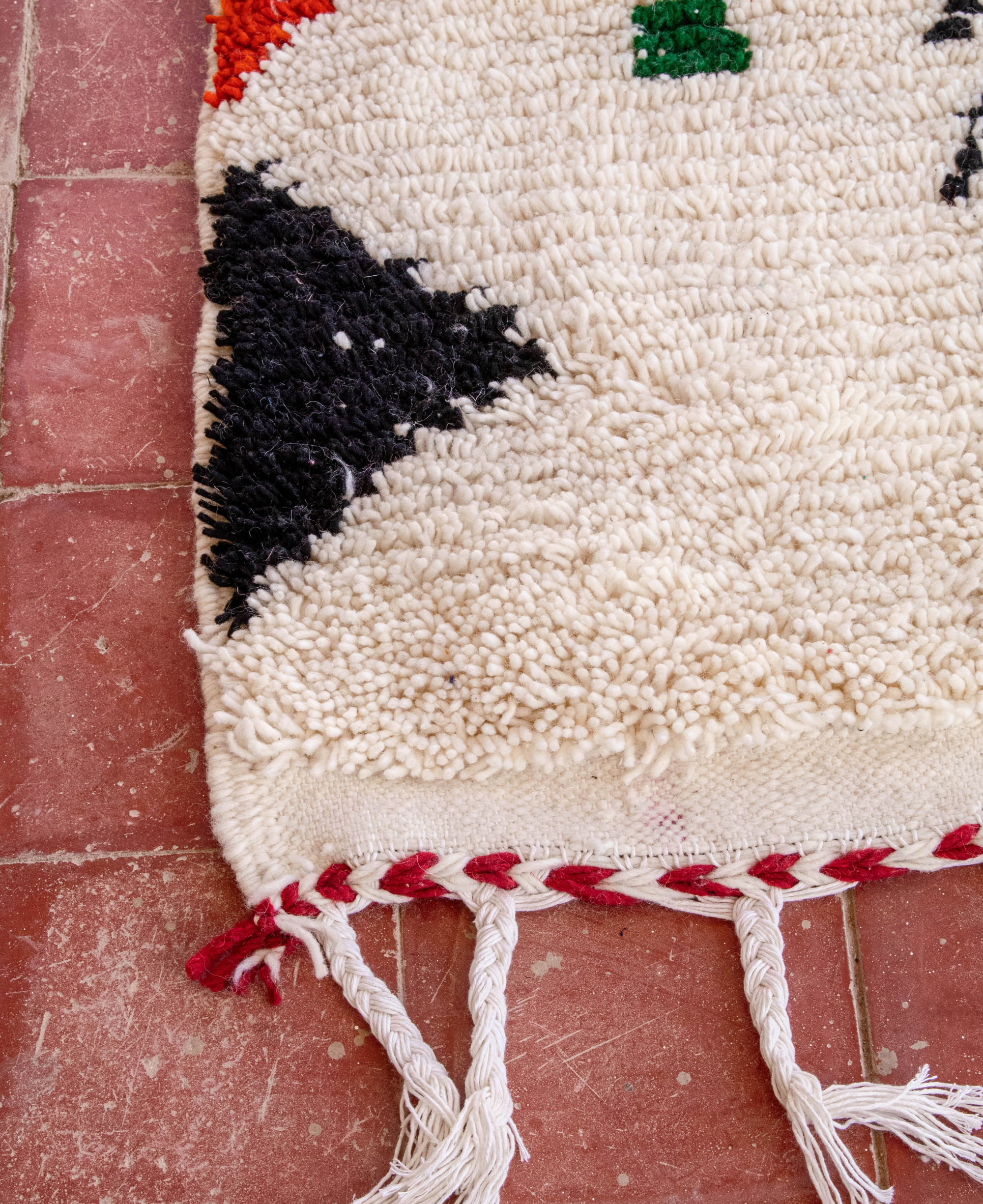 Moroccan Berber Beni Ourain Rug